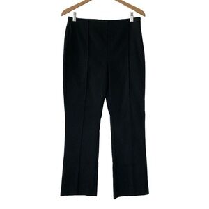 LOFT 10 High waist black ankle pants elastic waist